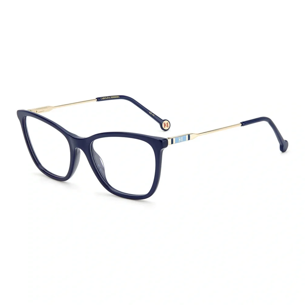 NWT Carolina Herrera CH0071-PJP-54 Blue 54mm Eyeglasses